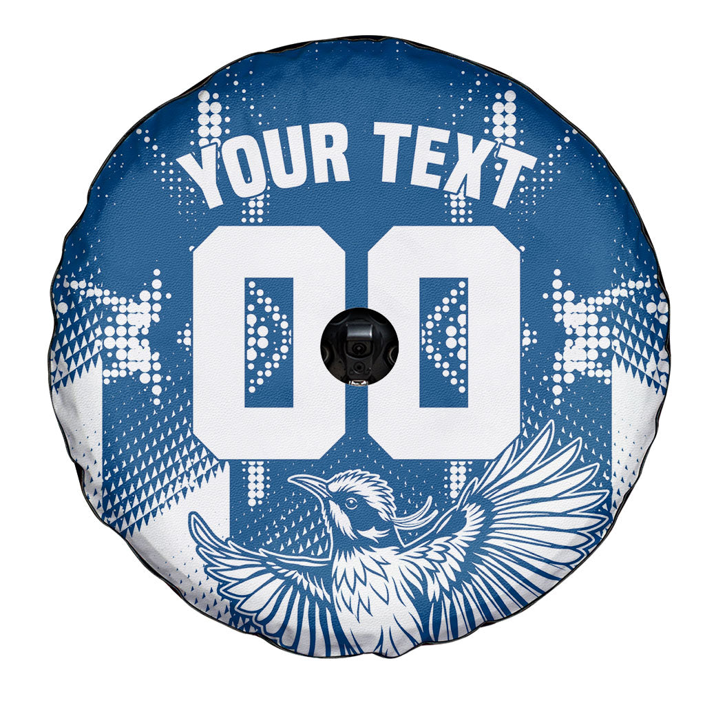 Personalized VIC Oztag Australia Bird Mascot Spare Tire Cover Australian Flag Southern Cross Halftone
