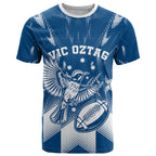 Personalized VIC Oztag Australia Bird Mascot T Shirt Australian Flag Southern Cross Halftone