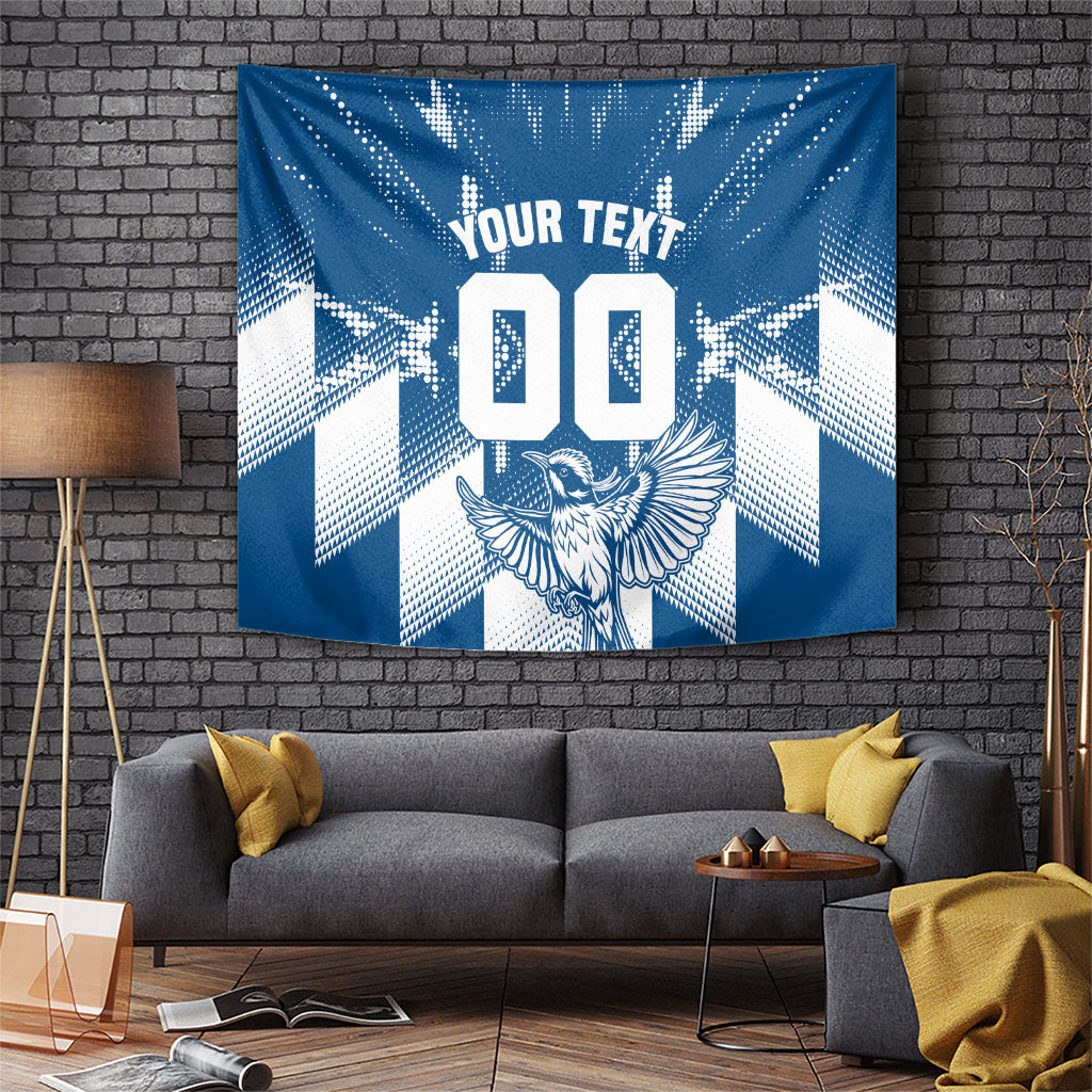 Personalized VIC Oztag Australia Bird Mascot Tapestry Australian Flag Southern Cross Halftone