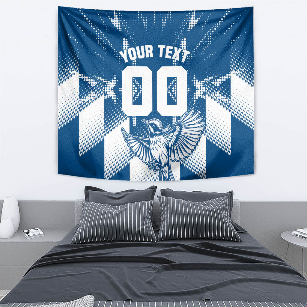 Personalized VIC Oztag Australia Bird Mascot Tapestry Australian Flag Southern Cross Halftone