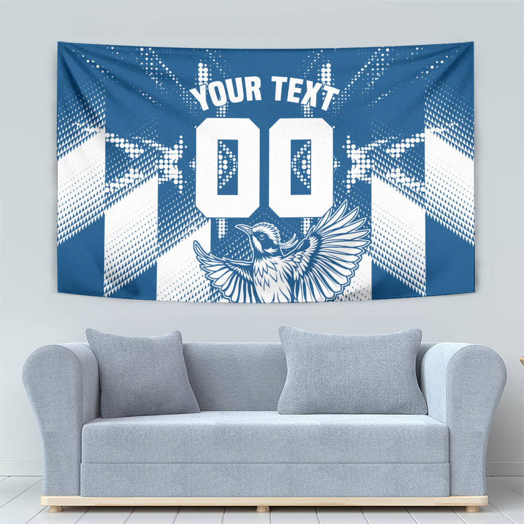 Personalized VIC Oztag Australia Bird Mascot Tapestry Australian Flag Southern Cross Halftone
