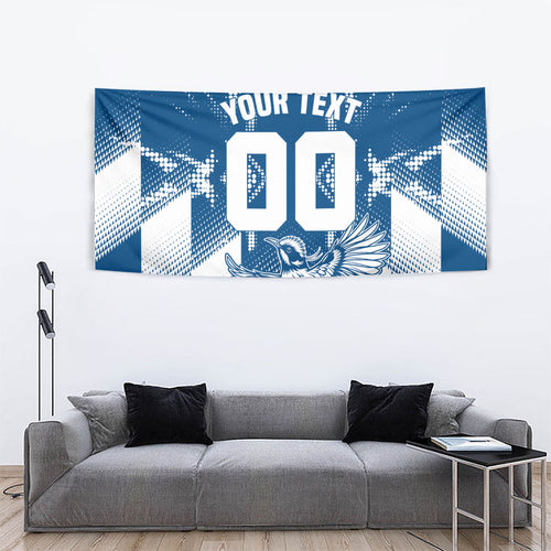 Personalized VIC Oztag Australia Bird Mascot Tapestry Australian Flag Southern Cross Halftone