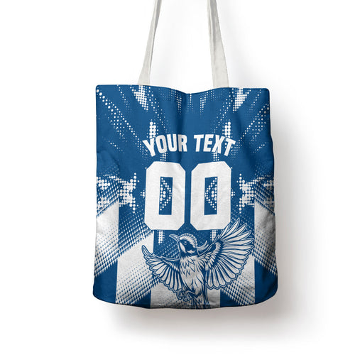 Personalized VIC Oztag Australia Bird Mascot Tote Bag Australian Flag Southern Cross Halftone