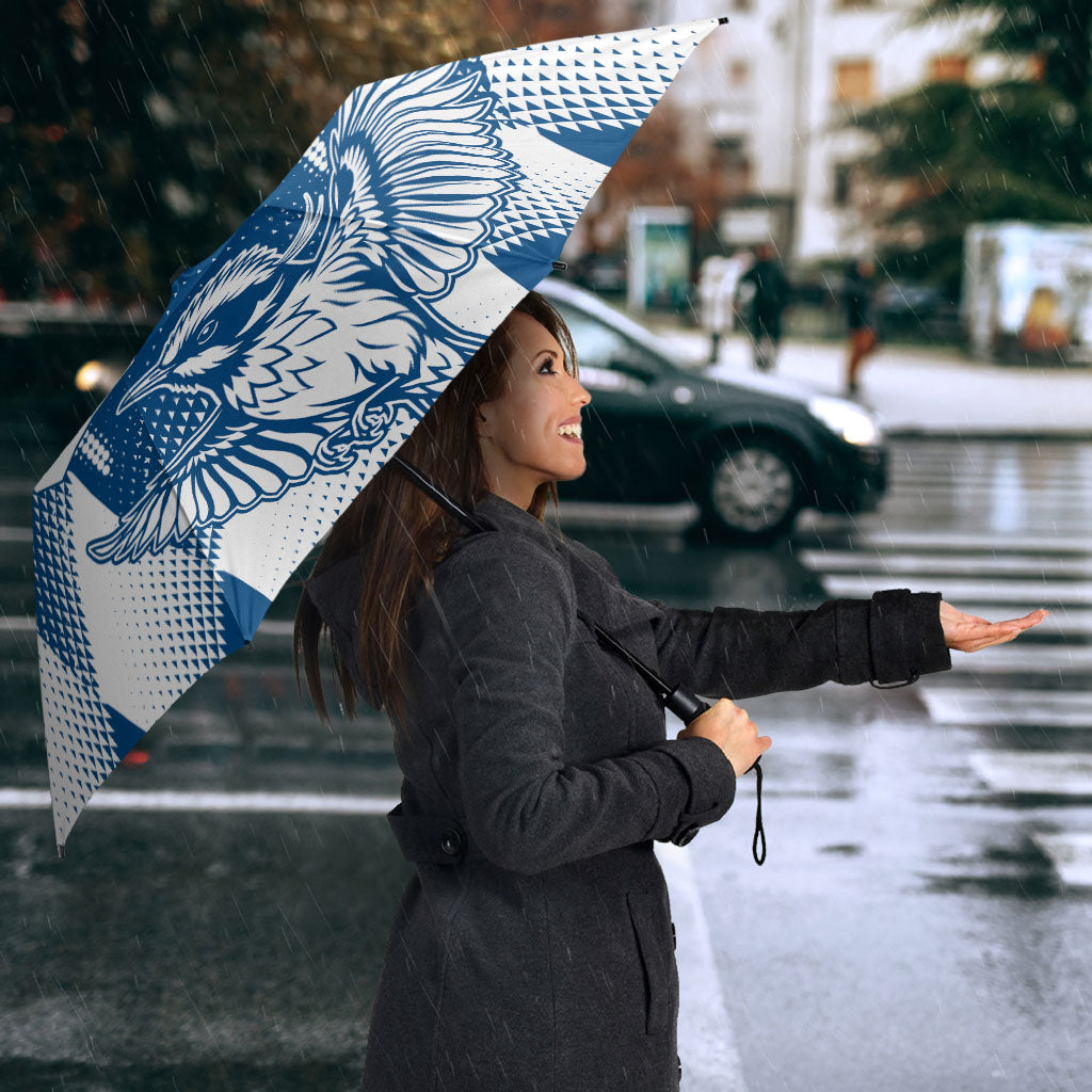Personalized VIC Oztag Australia Bird Mascot Umbrella Australian Flag Southern Cross Halftone