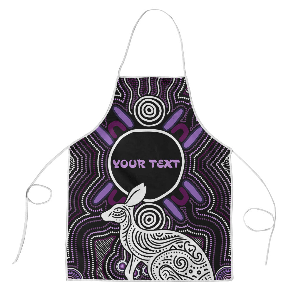 Personalised Aboriginal 50th Birthday Apron Kangaroo Indigenous Dot Art Australian Culture