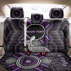 Personalised Aboriginal 50th Birthday Back Car Seat Cover Kangaroo Indigenous Dot Art Australian Culture