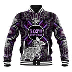 Personalised Aboriginal 50th Birthday Baseball Jacket Kangaroo Indigenous Dot Art Australian Culture