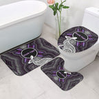 Personalised Aboriginal 50th Birthday Bathroom Set Kangaroo Indigenous Dot Art Australian Culture