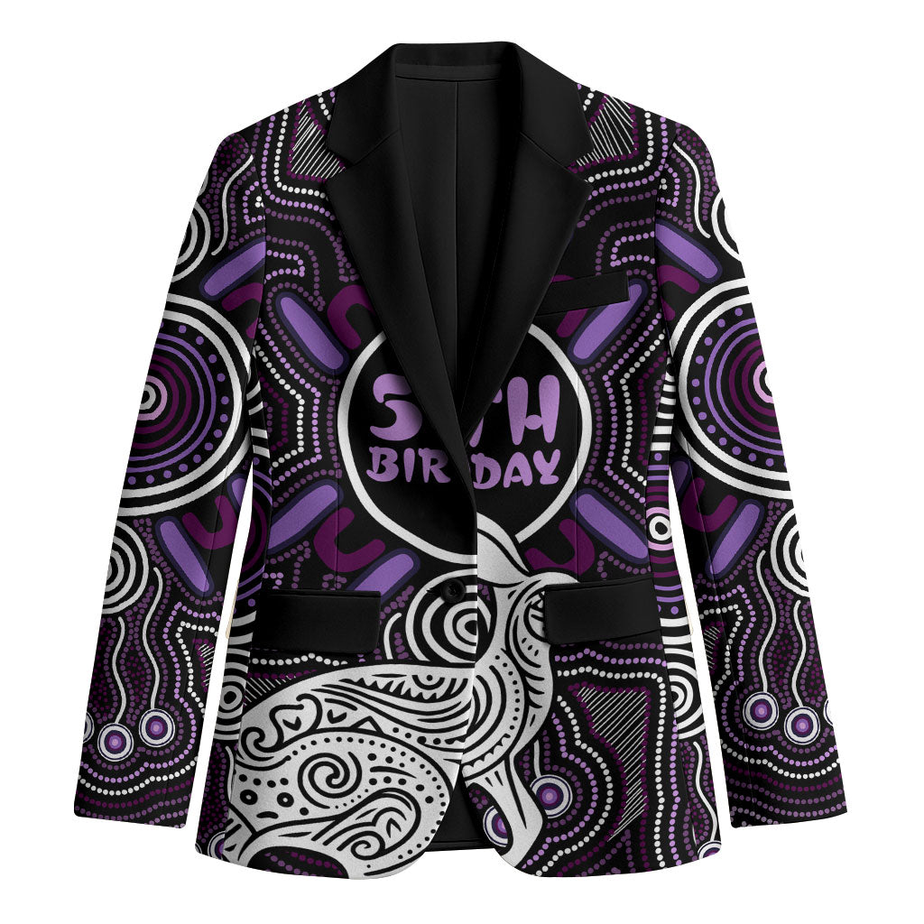 Personalised Aboriginal 50th Birthday Blazer Kangaroo Indigenous Dot Art Australian Culture