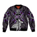 Personalised Aboriginal 50th Birthday Bomber Jacket Kangaroo Indigenous Dot Art Australian Culture