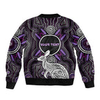 Personalised Aboriginal 50th Birthday Bomber Jacket Kangaroo Indigenous Dot Art Australian Culture