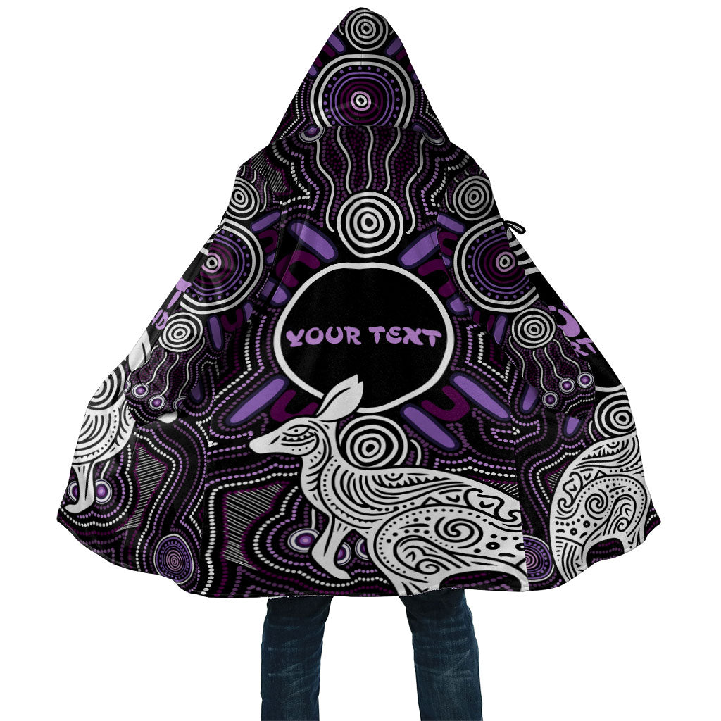Personalised Aboriginal 50th Birthday Cloak Kangaroo Indigenous Dot Art Australian Culture