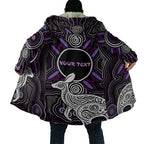 Personalised Aboriginal 50th Birthday Cloak Kangaroo Indigenous Dot Art Australian Culture