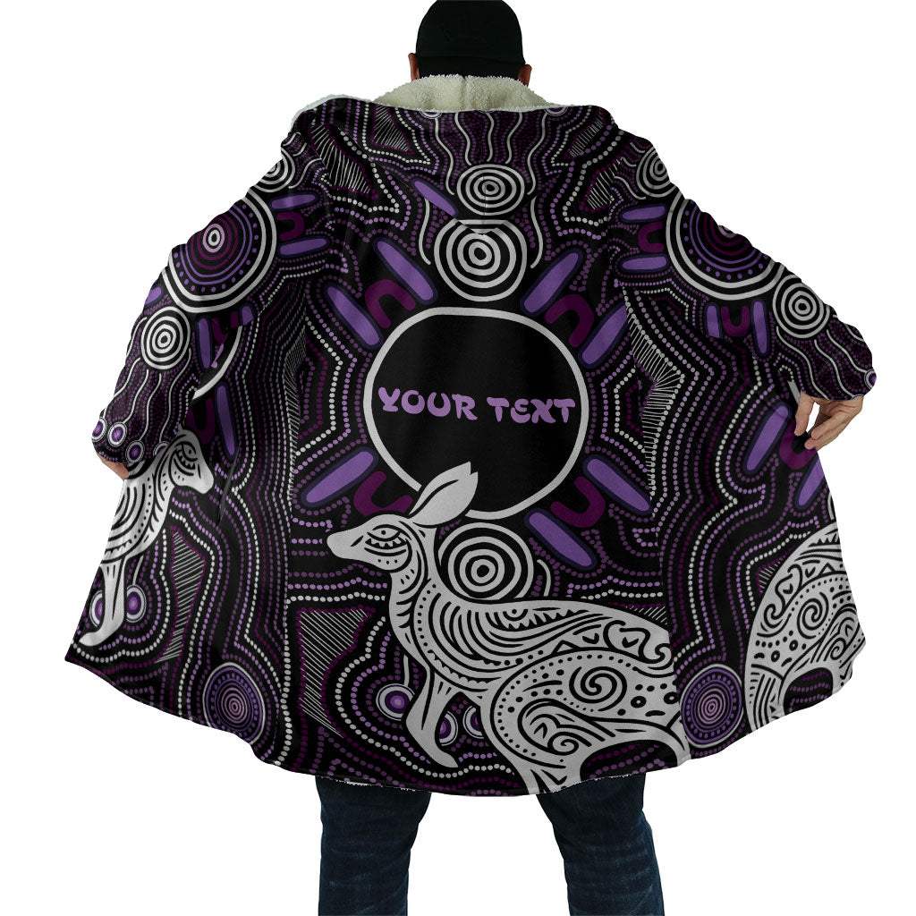 Personalised Aboriginal 50th Birthday Cloak Kangaroo Indigenous Dot Art Australian Culture