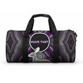 Personalised Aboriginal 50th Birthday Duffle Bag Kangaroo Indigenous Dot Art Australian Culture