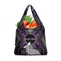 Personalised Aboriginal 50th Birthday Grocery Bag Kangaroo Indigenous Dot Art Australian Culture