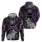 Personalised Aboriginal 50th Birthday Hoodie Kangaroo Indigenous Dot Art Australian Culture