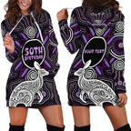Personalised Aboriginal 50th Birthday Hoodie Dress Kangaroo Indigenous Dot Art Australian Culture