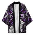 Personalised Aboriginal 50th Birthday Kimono Kangaroo Indigenous Dot Art Australian Culture