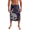Personalised Aboriginal 50th Birthday Lavalava Kangaroo Indigenous Dot Art Australian Culture