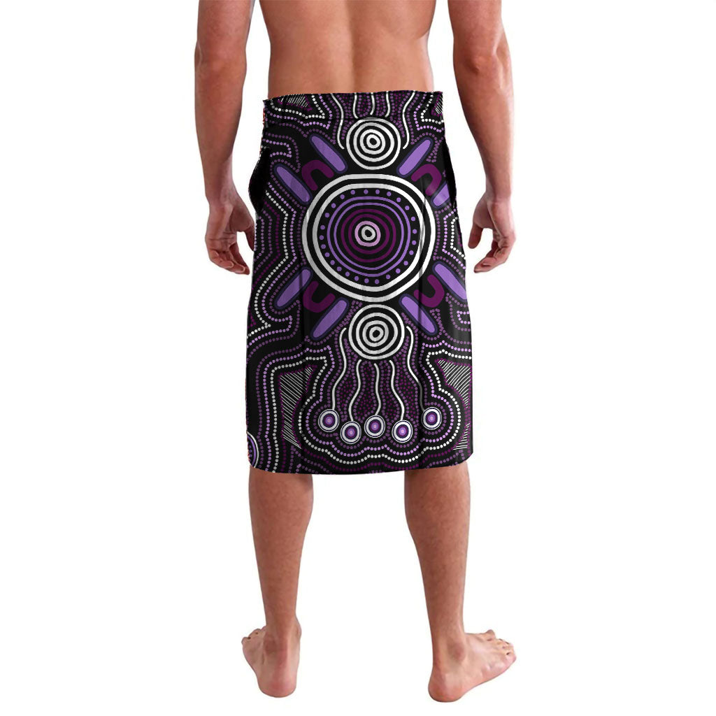 Personalised Aboriginal 50th Birthday Lavalava Kangaroo Indigenous Dot Art Australian Culture
