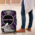 Personalised Aboriginal 50th Birthday Luggage Cover Kangaroo Indigenous Dot Art Australian Culture