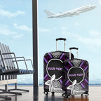 Personalised Aboriginal 50th Birthday Luggage Cover Kangaroo Indigenous Dot Art Australian Culture