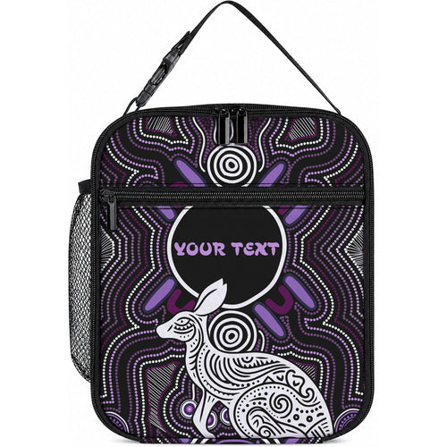 Personalised Aboriginal 50th Birthday Lunch Bag Kangaroo Indigenous Dot Art Australian Culture