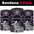 Personalised Aboriginal 50th Birthday Neck Gaiter Kangaroo Indigenous Dot Art Australian Culture