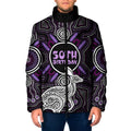 Personalised Aboriginal 50th Birthday Padded Jacket Kangaroo Indigenous Dot Art Australian Culture