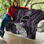 Personalised Aboriginal 50th Birthday Quilt Kangaroo Indigenous Dot Art Australian Culture