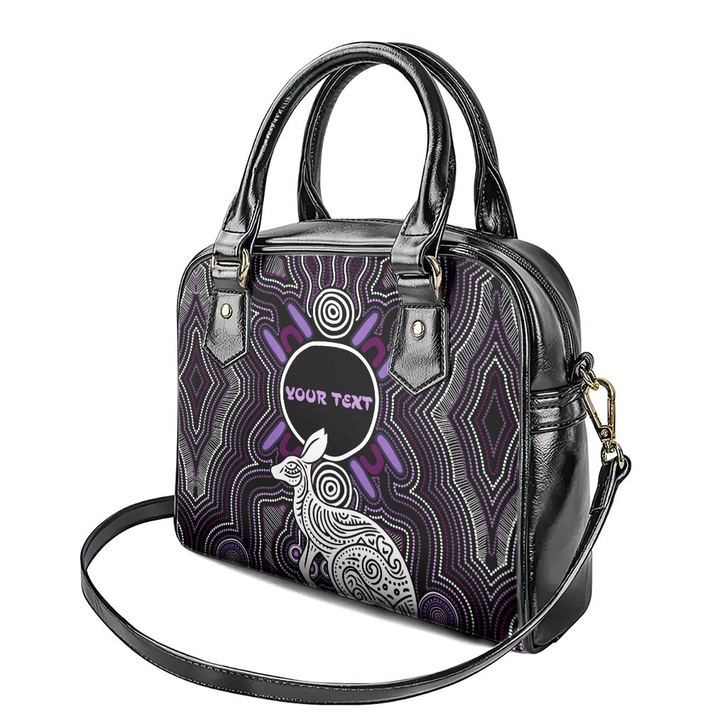 Personalised Aboriginal 50th Birthday Shoulder Handbag Kangaroo Indigenous Dot Art Australian Culture