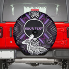 Personalised Aboriginal 50th Birthday Spare Tire Cover Kangaroo Indigenous Dot Art Australian Culture