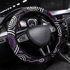 Aboriginal 50th Birthday Steering Wheel Cover Kangaroo Indigenous Dot Art Australian Culture