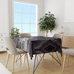 Personalised Aboriginal 50th Birthday Tablecloth Kangaroo Indigenous Dot Art Australian Culture