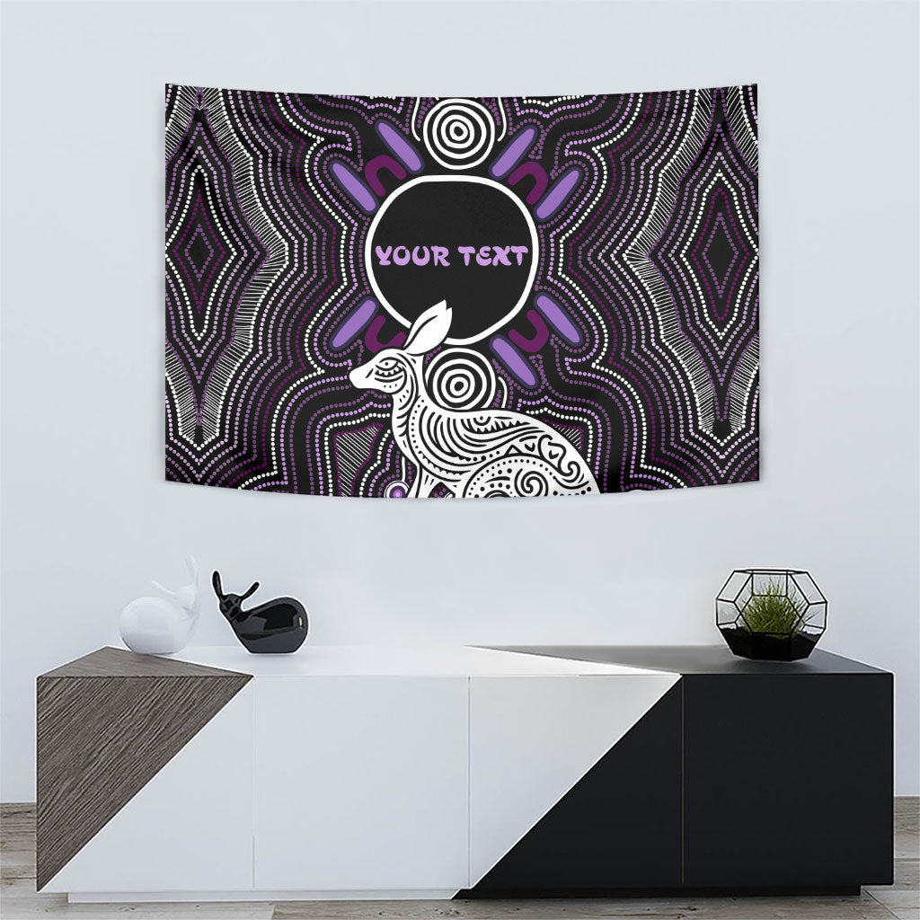 Personalised Aboriginal 50th Birthday Tapestry Kangaroo Indigenous Dot Art Australian Culture