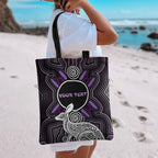 Personalised Aboriginal 50th Birthday Tote Bag Kangaroo Indigenous Dot Art Australian Culture