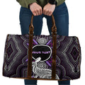 Personalised Aboriginal 50th Birthday Travel Bag Kangaroo Indigenous Dot Art Australian Culture