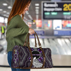 Personalised Aboriginal 50th Birthday Travel Bag Kangaroo Indigenous Dot Art Australian Culture