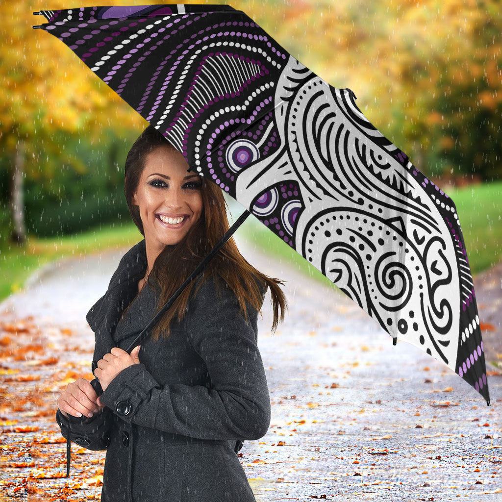 Personalised Aboriginal 50th Birthday Umbrella Kangaroo Indigenous Dot Art Australian Culture