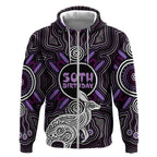 Personalised Aboriginal 50th Birthday Zip Hoodie Kangaroo Indigenous Dot Art Australian Culture