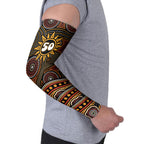Personalised Aboriginal 50th Birthday Arm Sleeves Indigenous Dot Painting Native Australian Celebration