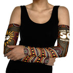 Personalised Aboriginal 50th Birthday Arm Sleeves Indigenous Dot Painting Native Australian Celebration