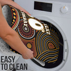 Personalised Aboriginal 50th Birthday Bathroom Set Indigenous Dot Painting Native Australian Celebration