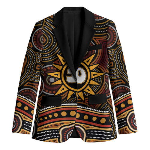 Personalised Aboriginal 50th Birthday Blazer Indigenous Dot Painting Native Australian Celebration