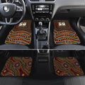 Personalised Aboriginal 50th Birthday Car Mats Indigenous Dot Painting Native Australian Celebration