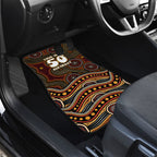 Personalised Aboriginal 50th Birthday Car Mats Indigenous Dot Painting Native Australian Celebration
