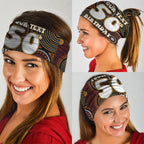 Personalised Aboriginal 50th Birthday Neck Gaiter Indigenous Dot Painting Native Australian Celebration