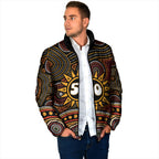 Personalised Aboriginal 50th Birthday Padded Jacket Indigenous Dot Painting Native Australian Celebration