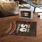 Personalised Aboriginal 50th Birthday Puzzle Indigenous Dot Painting Native Australian Celebration